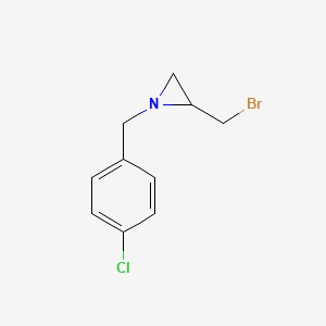 Aziridine, 2-(bromomethyl)-1-[(4-chlorophenyl)methyl]-