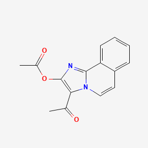 3-Acetylimidazo[2,1-A]isoquinolin-2-YL acetate