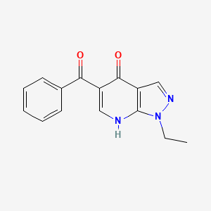 5-Benzoyl-1-ethyl-1H-pyrazolo[3,4-b]pyridin-4(2H)-one