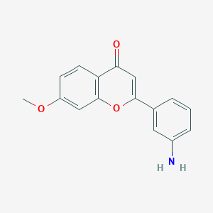 2-(3-Aminophenyl)-7-methoxy-4H-1-benzopyran-4-one