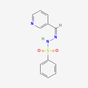 (E)-N'-(pyridin-3-ylmethylene)benzenesulfonohydrazide