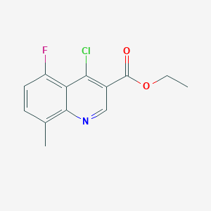 Ethyl 4-chloro-5-fluoro-8-methylquinoline-3-carboxylate