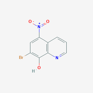 molecular formula C9H5BrN2O3 B11853910 7-Bromo-5-nitroquinolin-8-ol CAS No. 23521-17-7