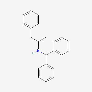 molecular formula C22H23N B1185398 N-Benzhydryl-alpha-methylphenethylamine 