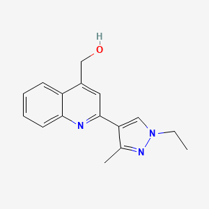 (2-(1-Ethyl-3-methyl-1H-pyrazol-4-yl)quinolin-4-yl)methanol