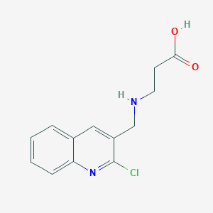 3-(((2-Chloroquinolin-3-yl)methyl)amino)propanoic acid