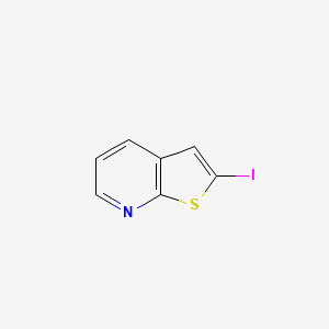 molecular formula C7H4INS B11854114 2-Iodothieno[2,3-b]pyridine 