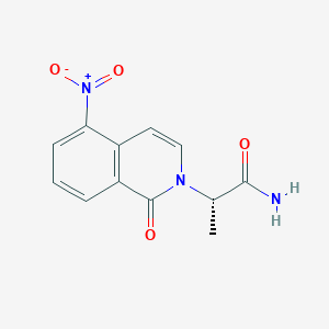 (S)-2-(5-Nitro-1-oxoisoquinolin-2(1H)-yl)propanamide