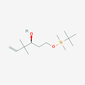 (3S)-1-[tert-butyl(dimethyl)silyl]oxy-4,4-dimethylhex-5-en-3-ol