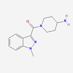 (4-Aminopiperidin-1-yl)(1-methyl-1H-indazol-3-yl)methanone