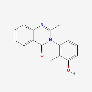 molecular formula C16H14N2O2 B11854376 3-(3-Hydroxy-2-methylphenyl)-2-methylquinazolin-4(3H)-one CAS No. 5060-63-9