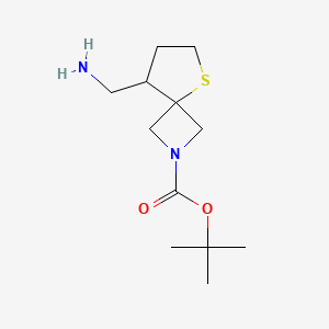 Tert-butyl 8-(aminomethyl)-5-thia-2-azaspiro[3.4]octane-2-carboxylate