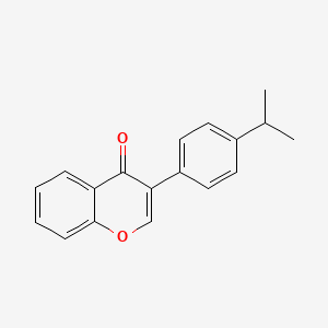 molecular formula C18H16O2 B11854395 4'-Isopropylisoflavone CAS No. 36136-92-2