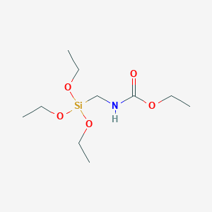 molecular formula C10H23NO5Si B11854423 Ethyl ((triethoxysilyl)methyl)carbamate CAS No. 61630-35-1