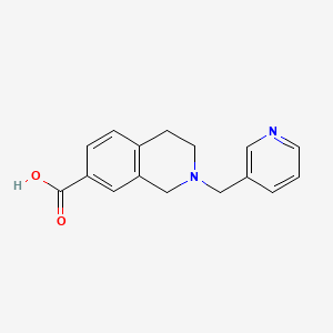 2-(Pyridin-3-ylmethyl)-1,2,3,4-tetrahydroisoquinoline-7-carboxylic acid