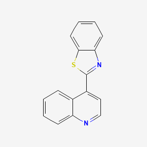 4-Benzothiazol-2-YL-quinoline