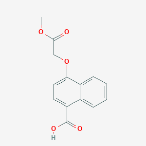 4-(2-Methoxy-2-oxoethoxy)naphthalene-1-carboxylic acid