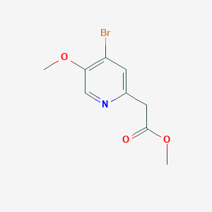 Methyl 4-bromo-5-methoxypyridine-2-acetate