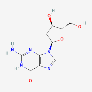 2-Amino-9-((2R,4R,5S)-4-hydroxy-5-(hydroxymethyl)tetrahydrofuran-2-yl)-1H-purin-6(9H)-one