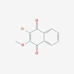 molecular formula C11H7BrO3 B11854711 1,4-Naphthalenedione, 2-bromo-3-methoxy- CAS No. 26037-61-6