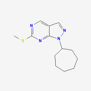 1-Cycloheptyl-6-(methylthio)-1H-pyrazolo[3,4-d]pyrimidine