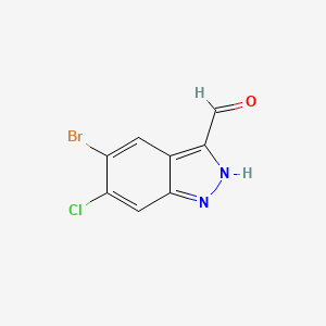 5-Bromo-6-chloro-1H-indazole-3-carbaldehyde