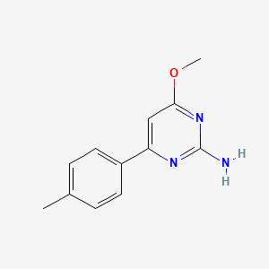 molecular formula C12H13N3O B1185477 4-Methoxy-6-(4-methylphenyl)-2-pyrimidinamine 