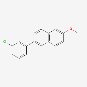 2-(3-Chlorophenyl)-6-methoxynaphthalene