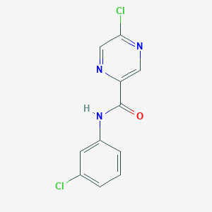 5-chloro-N-(3-chlorophenyl)pyrazine-2-carboxamide