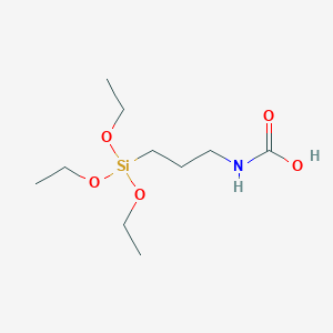 molecular formula C10H23NO5Si B11854856 (3-(Triethoxysilyl)propyl)carbamic acid CAS No. 140236-86-8