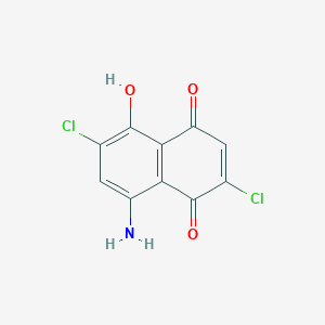 2,6-Dichloro-5,8-dihydroxy-4-iminonaphthalen-1(4H)-one