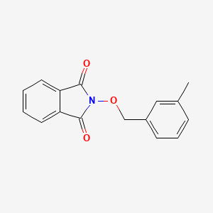 molecular formula C16H13NO3 B11854912 2-((3-Methylbenzyl)oxy)isoindoline-1,3-dione 