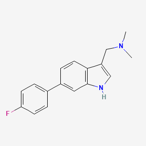 (6-(4-Fluorophenyl)-1H-indol-3-yl)-N,N-dimethylmethanamine