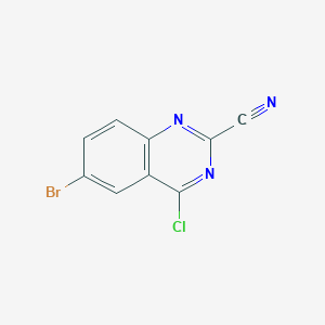 6-Bromo-4-chloroquinazoline-2-carbonitrile