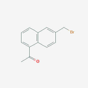 1-[6-(Bromomethyl)naphthalen-1-yl]ethan-1-one