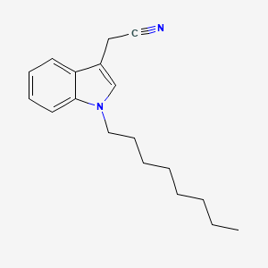 2-(1-Octyl-1H-indol-3-yl)acetonitrile