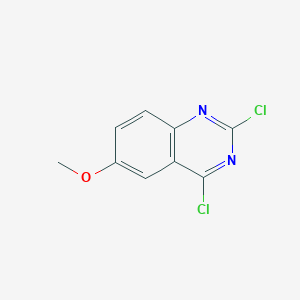 molecular formula C9H6Cl2N2O B011855 2,4-Dichloro-6-methoxyquinazoline CAS No. 105763-77-7