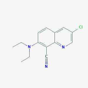 3-Chloro-7-(diethylamino)quinoline-8-carbonitrile