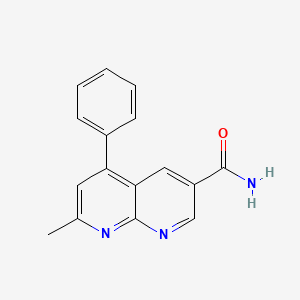 1,8-Naphthyridine-3-carboxamide, 7-methyl-5-phenyl-