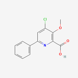 4-Chloro-3-methoxy-6-phenylpicolinic acid