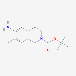 tert-Butyl 6-amino-7-methyl-3,4-dihydroisoquinoline-2(1H)-carboxylate