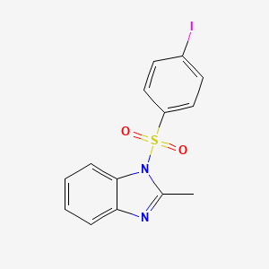 molecular formula C14H11IN2O2S B1185527 1-[(4-iodophenyl)sulfonyl]-2-methyl-1H-benzimidazole 