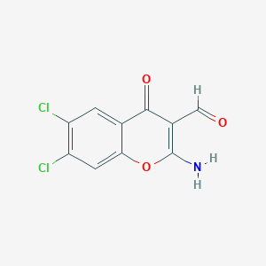 2-Amino-6,7-dichloro-3-formylchromone