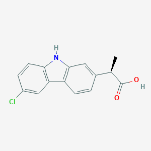 molecular formula C15H12ClNO2 B118553 (R)-卡洛芬 CAS No. 52263-83-9