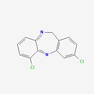 molecular formula C13H8Cl2N2 B11855329 3,6-dichloro-11H-dibenzo[b,e][1,4]diazepine 