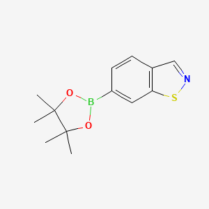 6-(4,4,5,5-Tetramethyl-1,3,2-dioxaborolan-2-YL)benzo[D]isothiazole