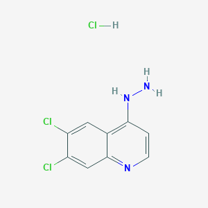 6,7-Dichloro-4-hydrazinoquinoline hydrochloride