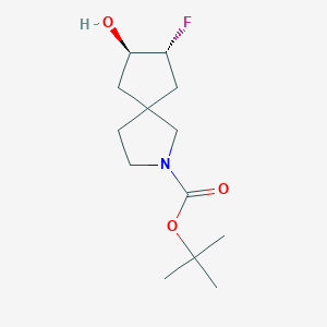 (7R,8R)-tert-Butyl 7-fluoro-8-hydroxy-2-azaspiro[4.4]nonane-2-carboxylate