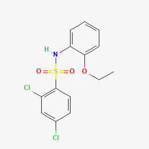 molecular formula C14H13Cl2NO3S B1185553 2,4-dichloro-N-(2-ethoxyphenyl)benzenesulfonamide 