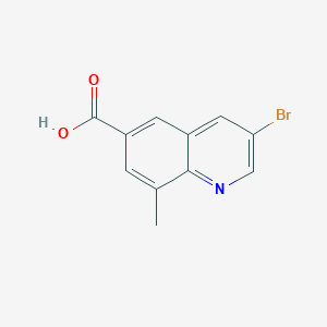 3-Bromo-8-methylquinoline-6-carboxylic acid